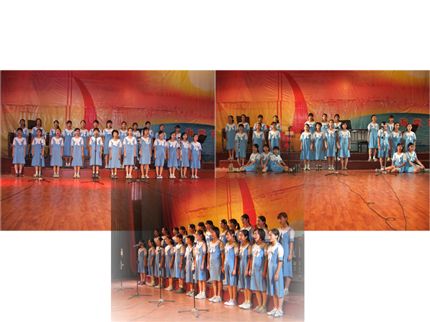 童声合唱：《大海啊，故乡》《盼红军》