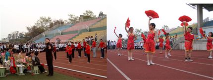 高2008级“手拉手·心连心”游园活动——聋哑孩子们的精彩表演