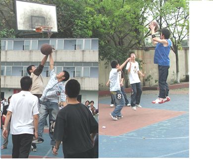 棠湖中学初2008届举行篮球系列活动(二)</p><p>　　