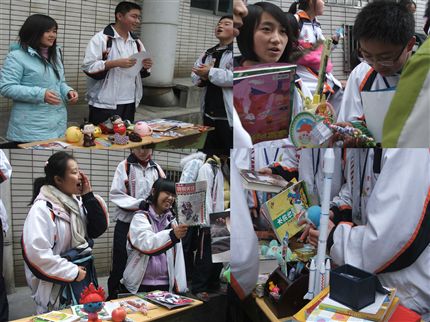 记棠中爱心义卖活动(三)</p><p>　　