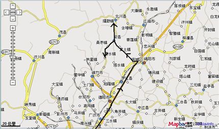 今日路线：双流棠中——成绵高速北上——绵阳九州体育馆——安县黄土镇——桑枣镇——秀水镇——绵阳长虹培训基地北川中学安置点