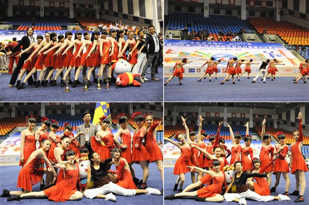 棠外啦啦操班在“2011年全国亿万青少年啦啦操明星展示大赛”中荣获两项冠军