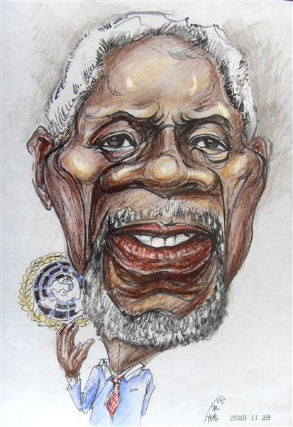 喜讯：棠外美术教师代伟鹤漫画作品入选全国肖像漫画大展