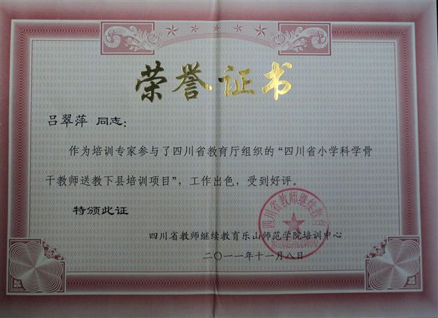 棠外附小教师参加省教育厅遂宁市送教活动