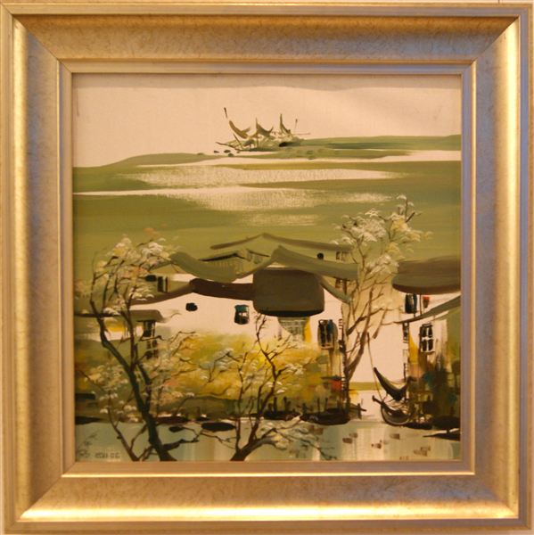 喜讯：棠外美术教师代伟鹤油画作品在中国美术馆展出