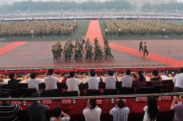 棠中外语学校2012—2013学年度开学典礼圆满举行