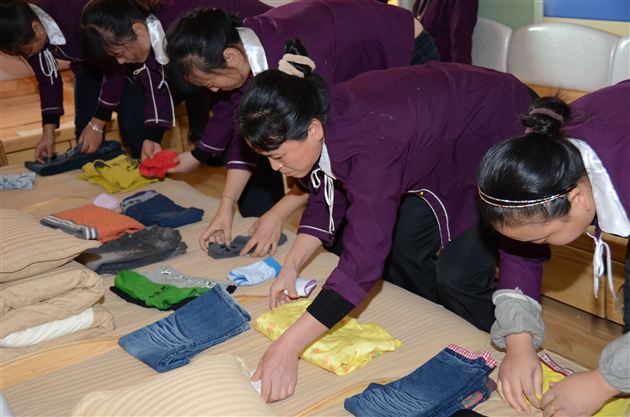 棠中外语学校实验幼稚园举行全园教职工保、教技能大比武