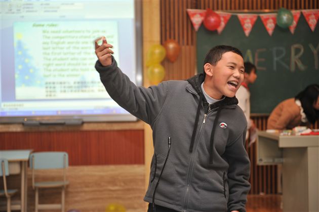 棠中外语学校初2012级英语特色A班圣诞节活动报告