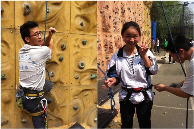 挑战极限 战胜自我——棠中外语学校PGA国际班每月社会实践之攀岩