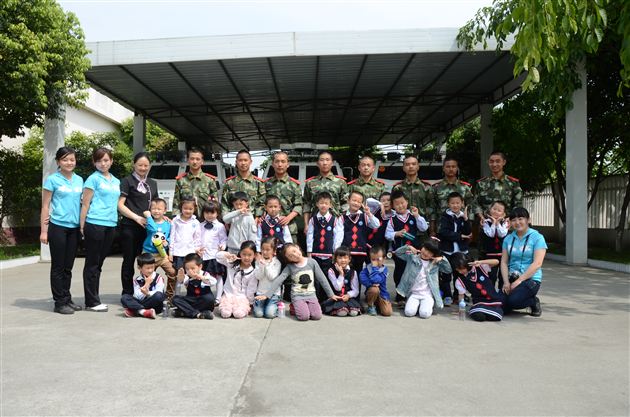 校园军营手拉手，关爱幼苗心连心——记棠外实验幼稚园走进武警四川省总队第一支队第四大队十三中队