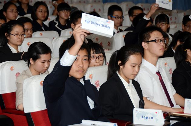 棠中外语学校模联社团第三届校内会成功举行