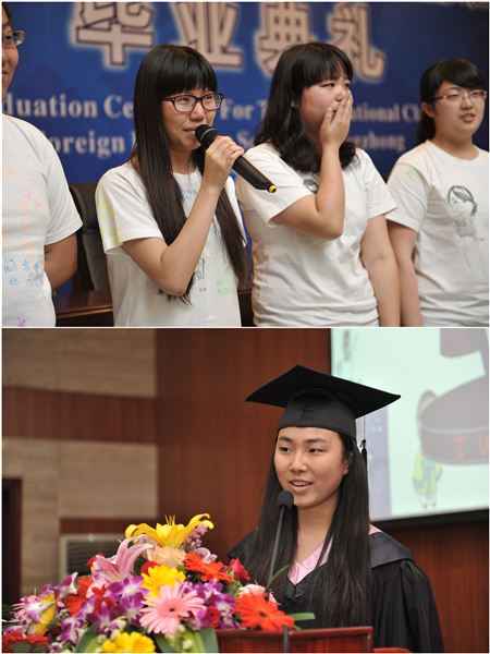 棠中外语学校隆重举行高2010级国际班毕业典礼
