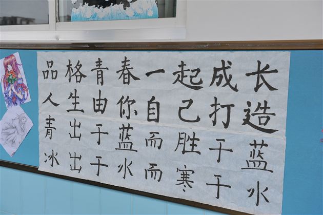 彰显班级特色 丰富校园文化——记棠外初2013级班级文化墙评选活动
