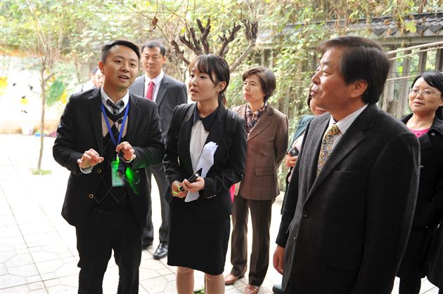 韩国光州广域南区市政府造访棠外