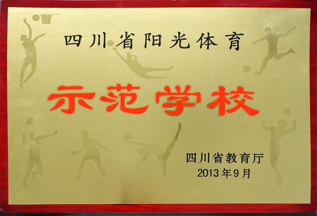 棠外被省教育厅评定为首批“四川省阳光体育示范学校” 