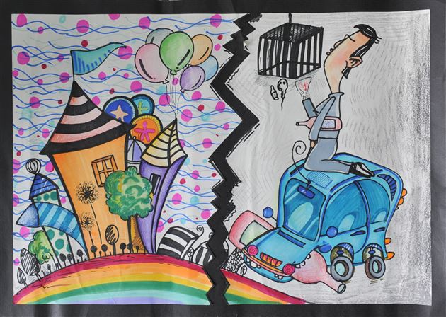 棠外初中部“安全在心 平安一生”有奖征文与绘画活动圆满结束