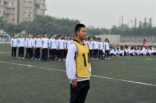 斗志昂扬 较量青春——记棠外高中部举行第十一届班级会操比赛