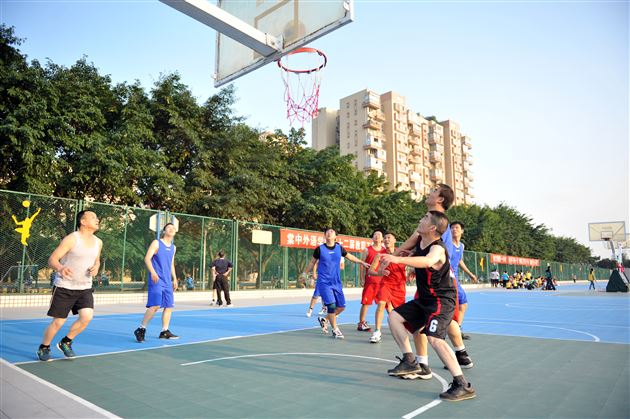 棠外成功举办第十二届教工篮球赛
