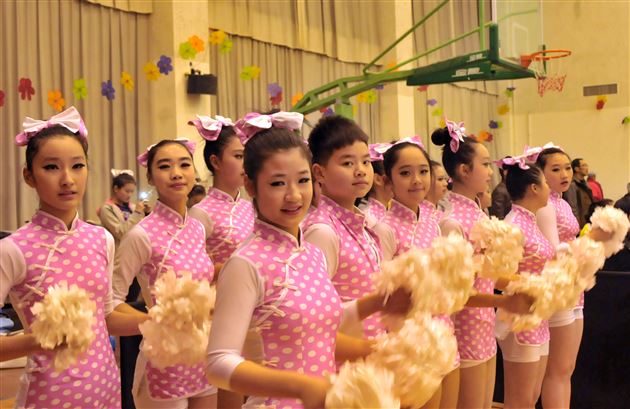 棠外参加“2014年全国啦啦操冠军赛”获两项第一