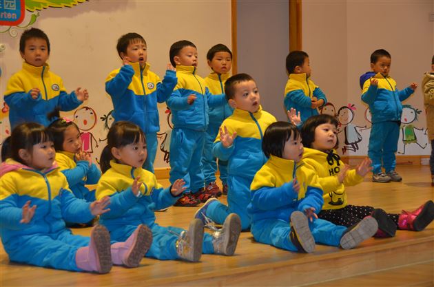 棠外实验幼稚园举办第一届歌咏比赛