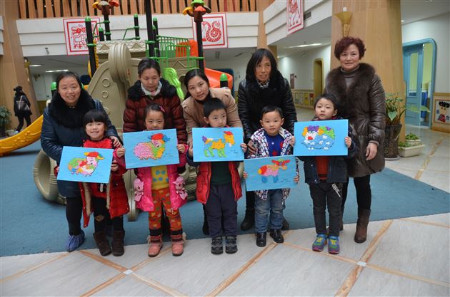 祖孙同乐 喜迎羊年——记棠外实验幼稚园亲子手工制作周活动