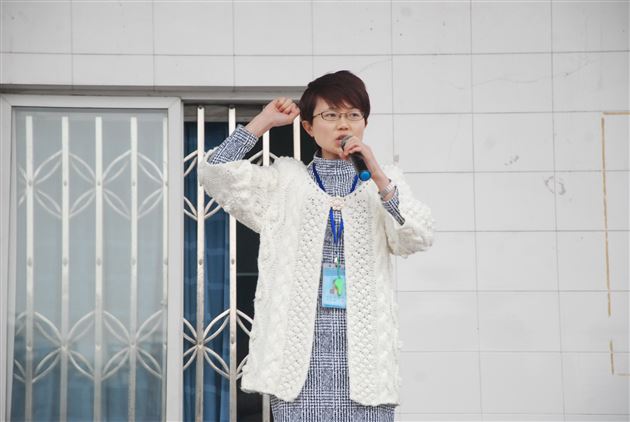 棠外附小隆重举行2014——2015学年度下期开学典礼