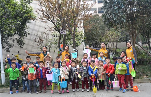 “爱树护绿，从我做起”——记棠外实验幼稚园植树节主题活动