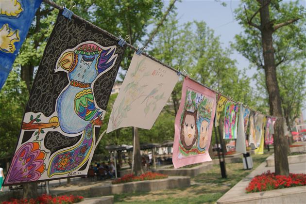 “同在蓝天下，爱鸟在行动”——记双流34届“爱鸟周”儿童画展