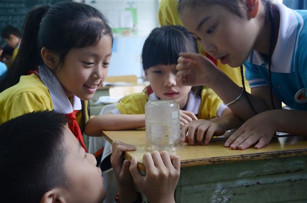 实践出真知——记棠外附小科技实习老师汇报课活动