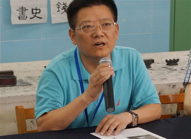 棠外美术教研组承办全县书法骨干教师培训