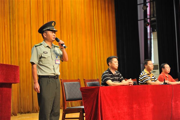 “精神的铸炼，灵魂的升华”——记棠外高2015级新生军训