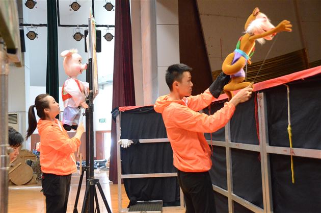 艺苑奇葩——儿童木偶剧走进棠外实验幼稚园