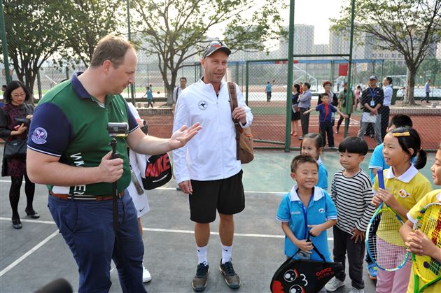 德国网协、阔特俱乐部、省网球管中心领导及专家莅临棠外交流指导工作