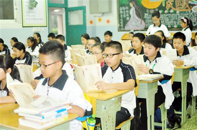 棠外初一开展国学文化墙评比活动——记棠外初一国学系列活动（一）