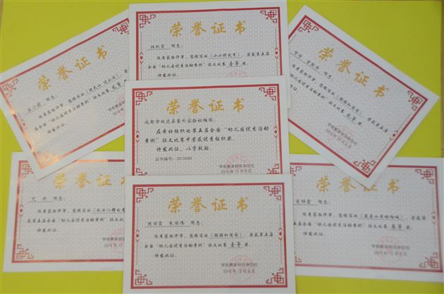 棠外实验幼稚园教师在“第五届全国幼儿园优秀活动案例”评选中喜获佳绩