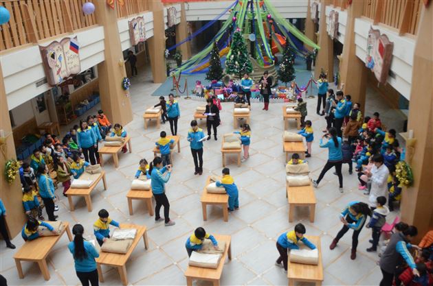 棠外实验幼稚园举办幼儿自理能力比赛