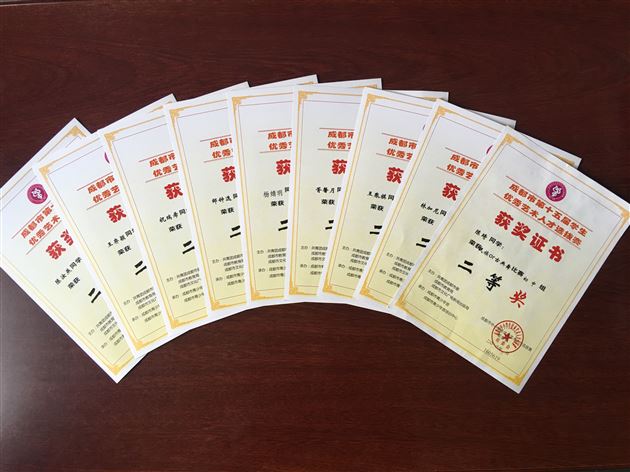 棠外飞鹰艺术团参加成都市第十五届学生优秀艺术人才选拔赛获佳绩