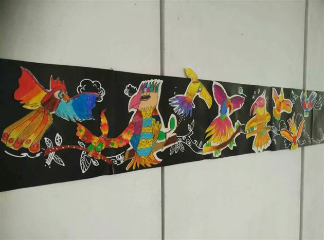 放飞属于未来的未来——棠外附小师生参加双流区第35届“爱鸟周”艺术创意绘画活动