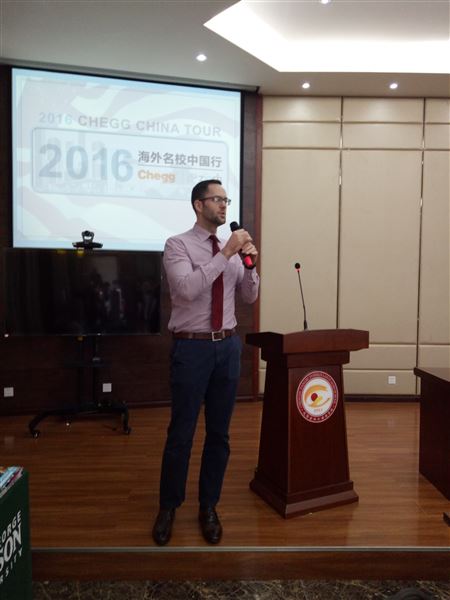2016 CHEGG CHINA TOUR莅临棠外，启梦想创新之旅