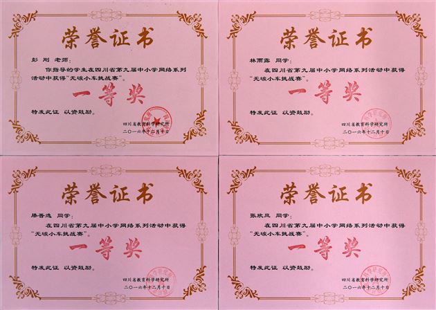 棠外“无碳小车”获四川省中小学网络系列活动一等奖