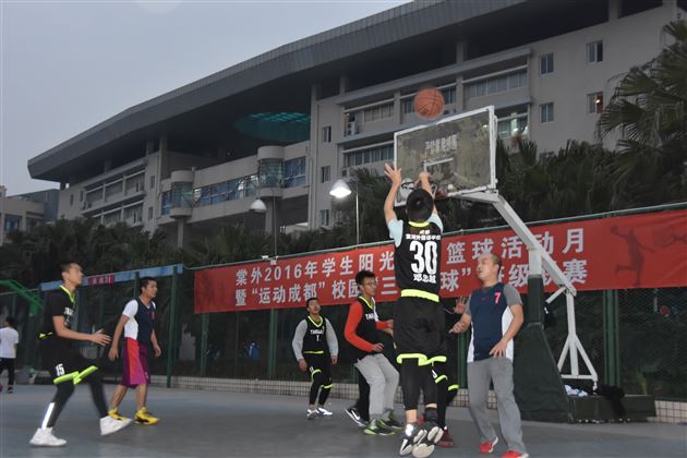 棠外高中师生篮球友谊赛