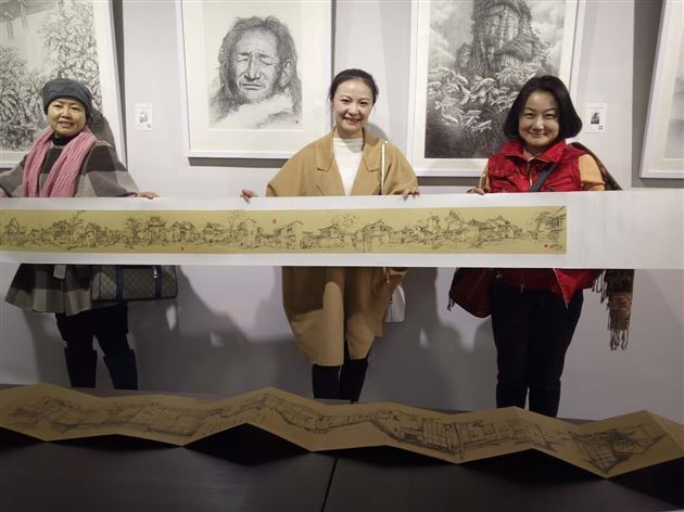 我校教师代伟鹤作品《在他乡 种故乡》在四川省首届钢笔绘画展中获奖
