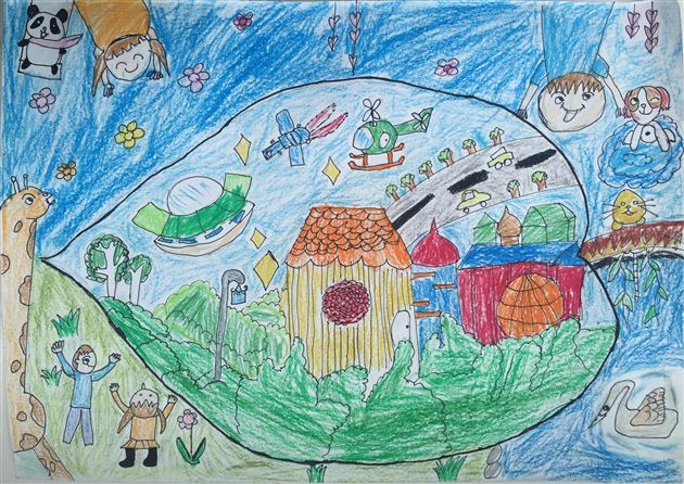 棠外附小学生美术作品在全国大赛中获奖——邓靖熙（3.1）