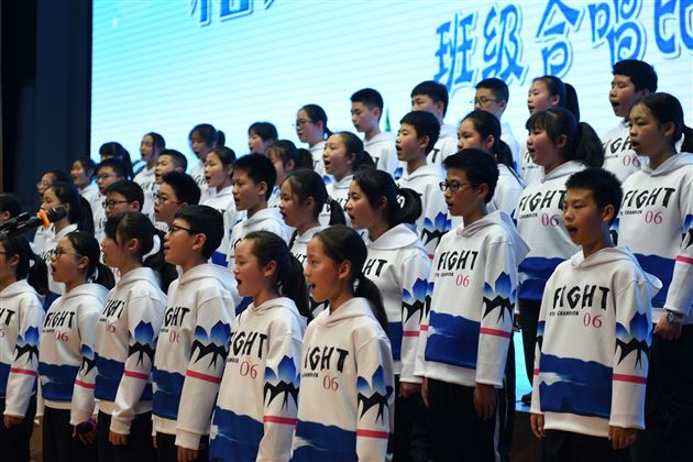 又是一年三月春，又是歌咏唱响时——棠外举行“相约春天，唱响校园”班级歌咏比赛