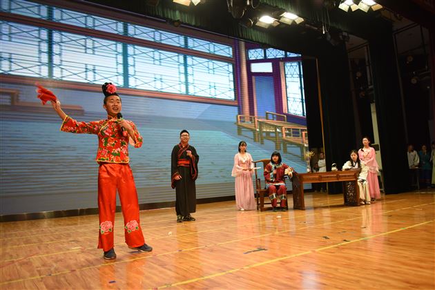 致敬经典   演绎人生——棠外高2015级话剧汇报演出成功举行