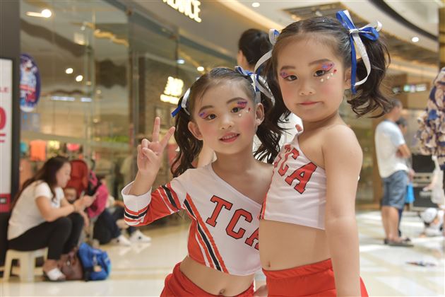 棠外实验幼儿园参加成都市啦啦操冠军赛获佳