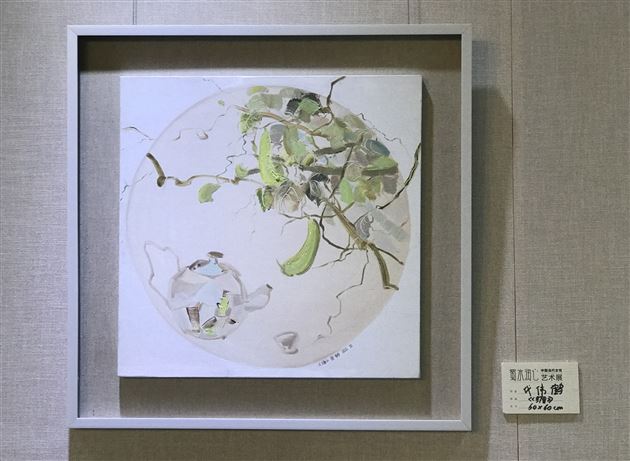 我校美术教师代伟鹤油画作品入选全国当代女性艺术展