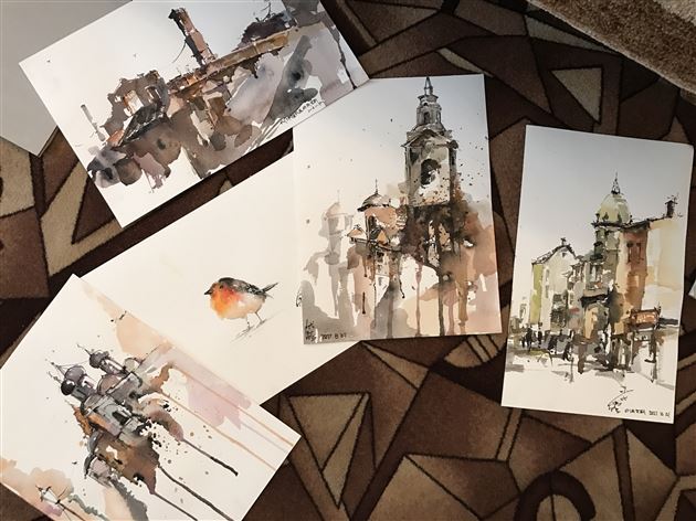 我校美术教师王宪龙、代伟鹤受邀参加“四川省美术教师俄罗斯交流采风活动”