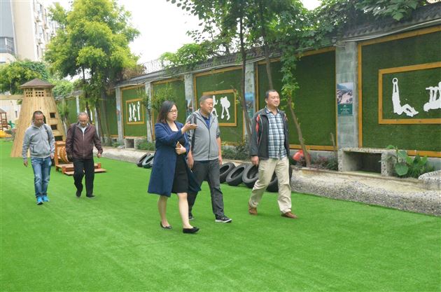 “四川省幼儿体育基地”申报评审复查工作在棠外实验幼儿园进行