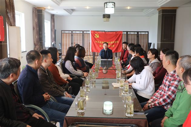 学十九大精神 做学生引路人——棠外初中支部初二党小组活动